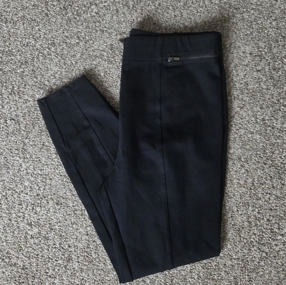 Abercrombie & Fitch Black Dress Slacks Zip Front XL (32)